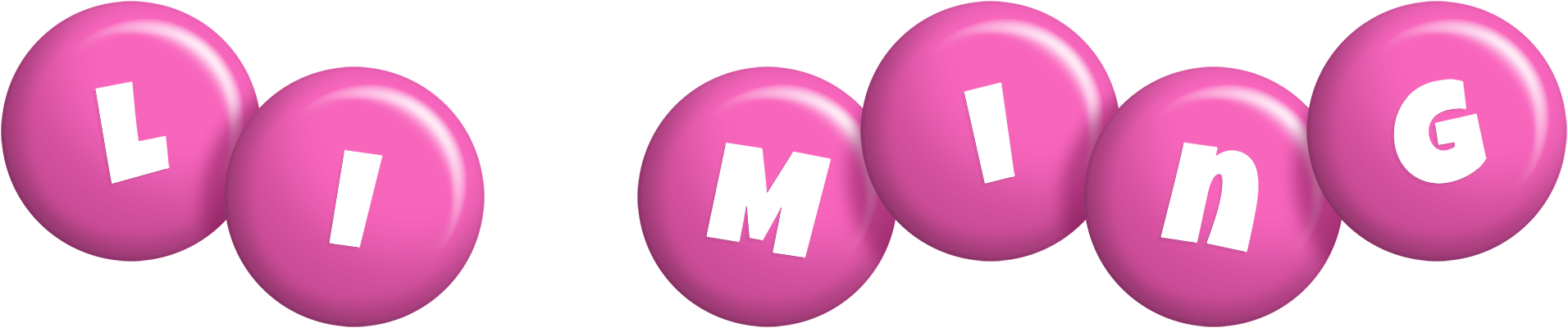 Li Ming candy-pink logo